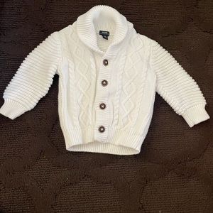 Gilet en maille-blanco Baby👶🏼White Cartigan By Kiabi Sz 12M